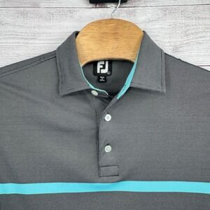 FootJoy‎ Golf Polo Shirt Large Performance Athletic Training Short Sleeve